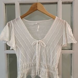 Anthropologie V-Neck Women's Top